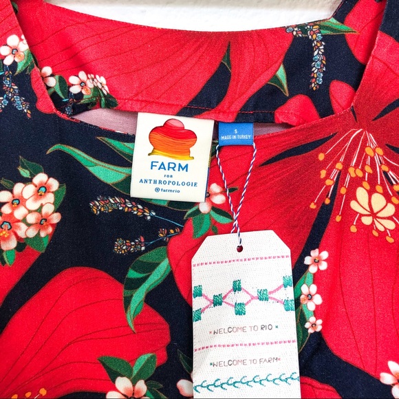 Anthropologie Farm Rio Anouk Floral Blouse - Picture 10 of 10